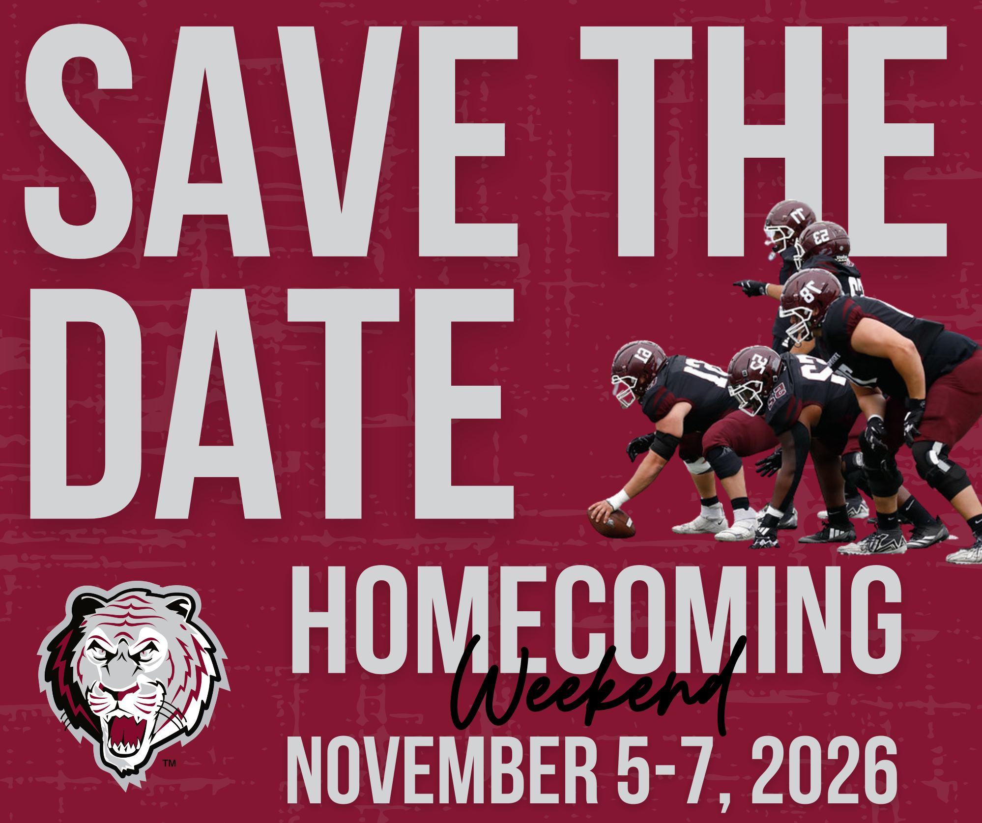 Homecoming Save the Date