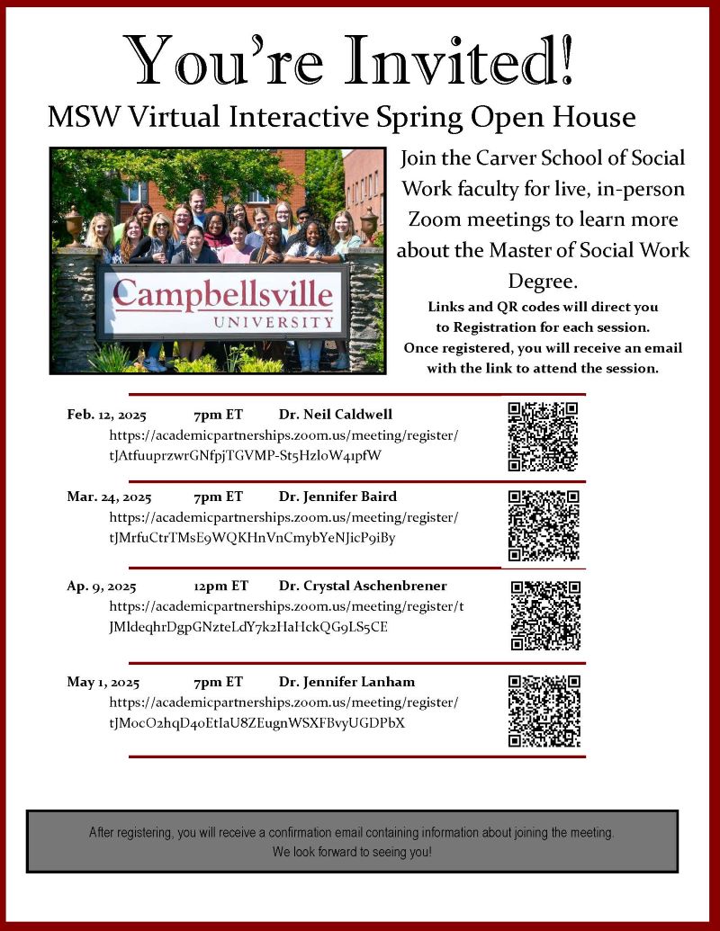 SP 2025 MSW Open House Flyer